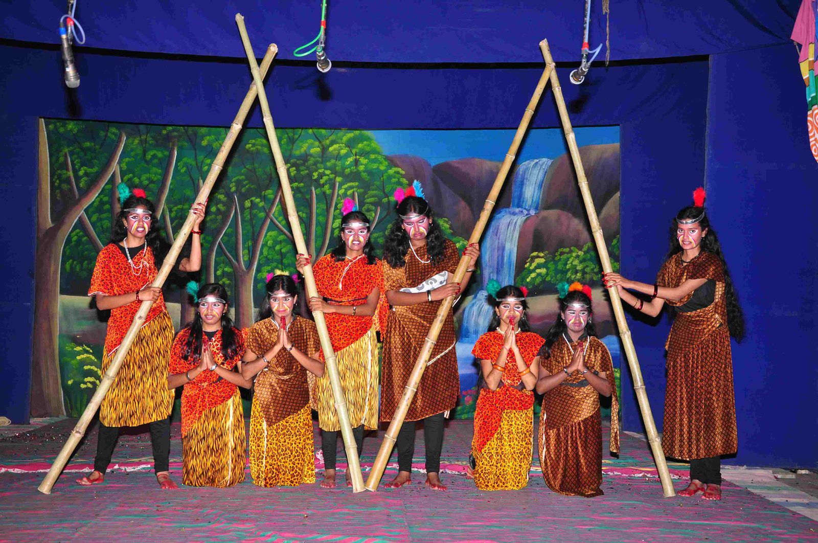 Cultural drama performance on stage