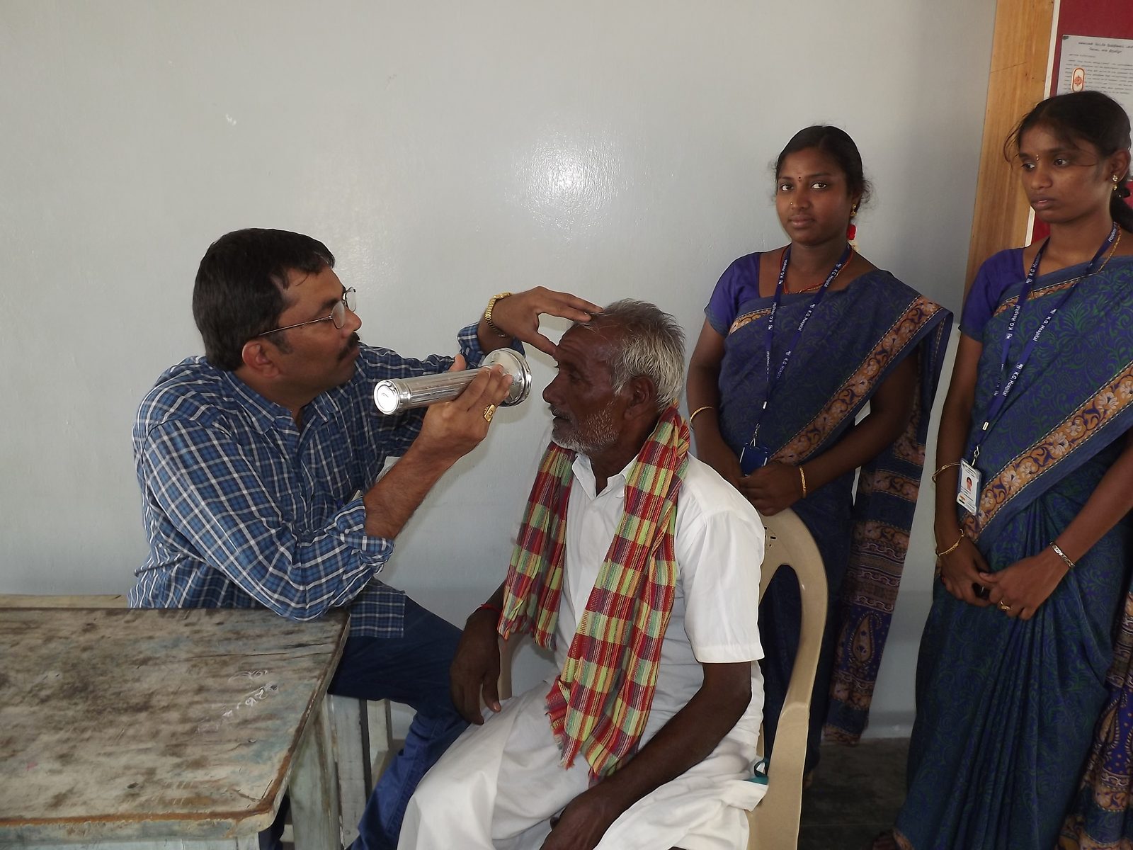 A free medical camp for villagers