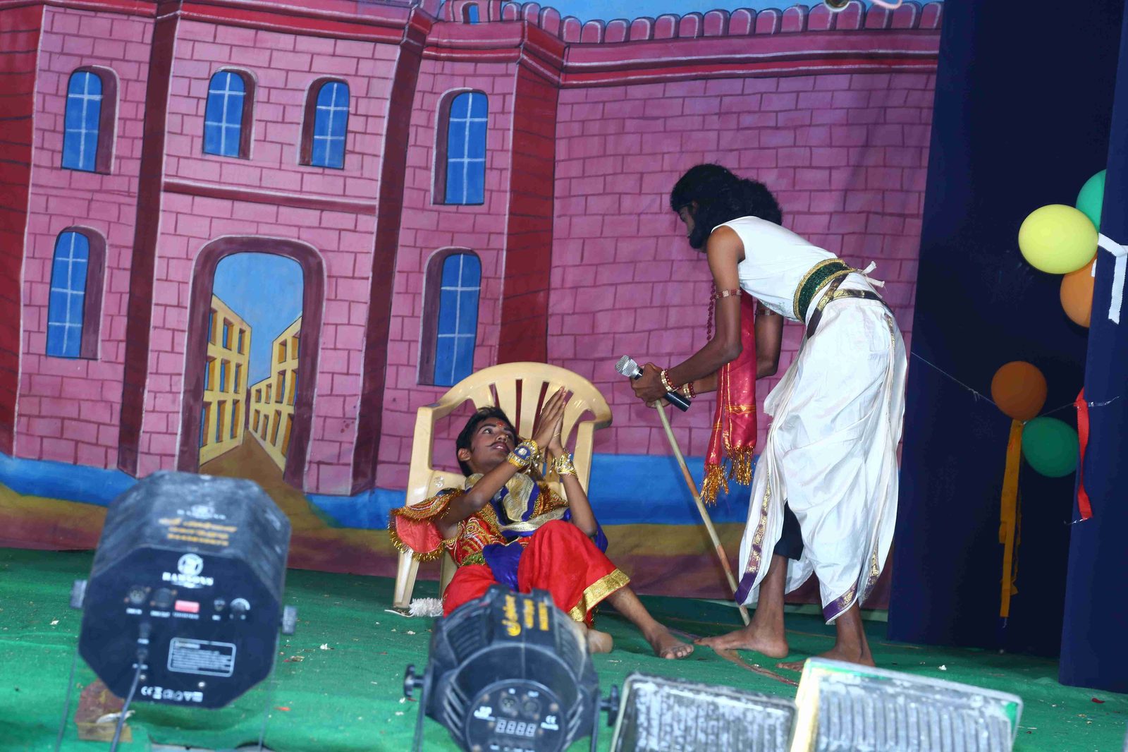 Drama performance on stage