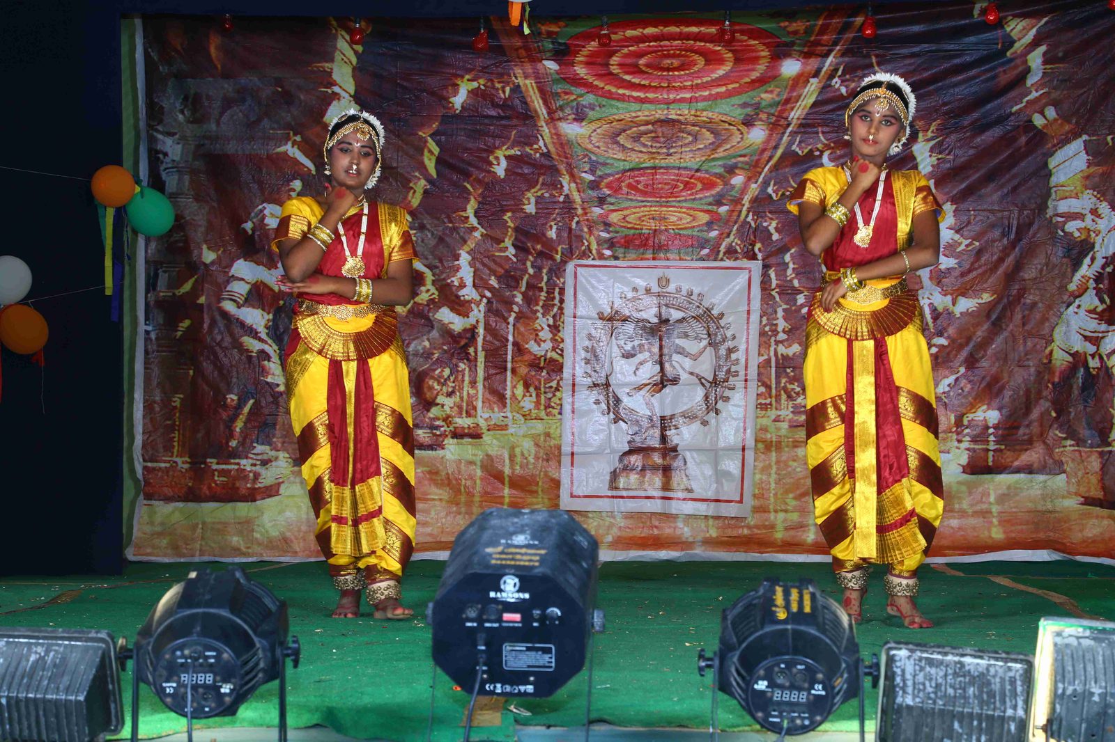 Classical dancers on stage